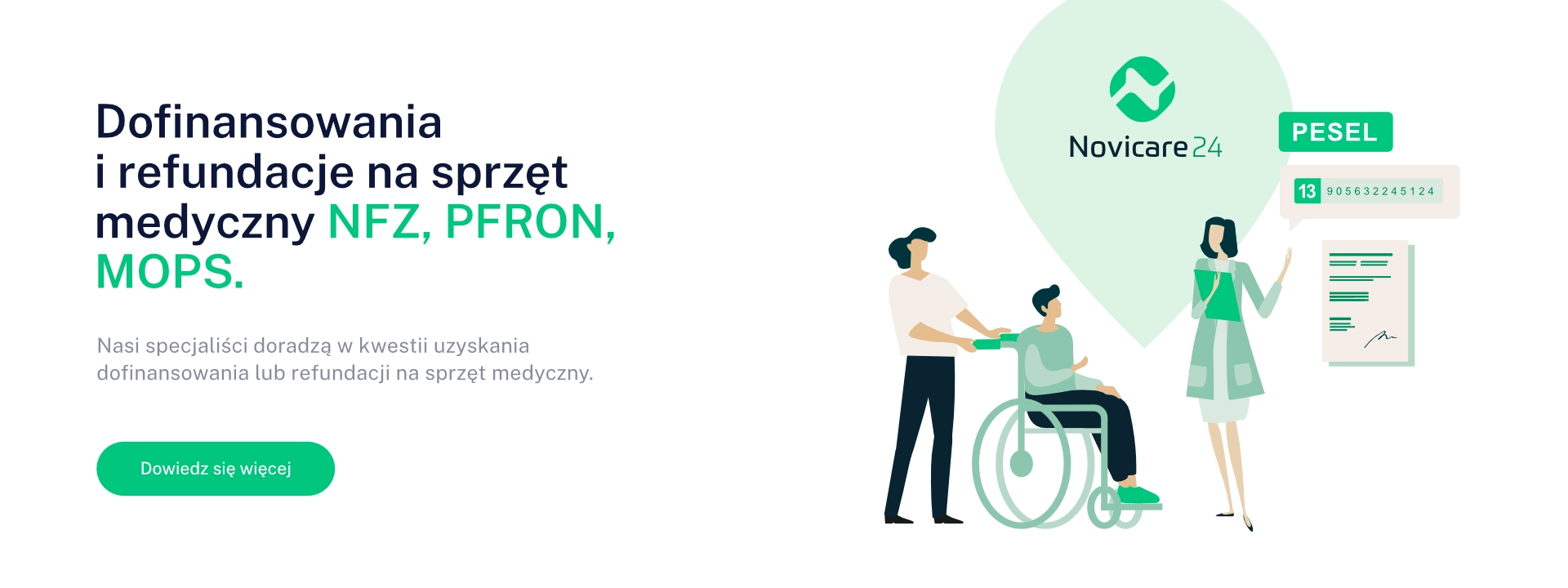Dofinansowania i refundacje na sprzęt medyczny NFZ, PFRON, MOPS Dofinansowania NFZ PFRON MOPS